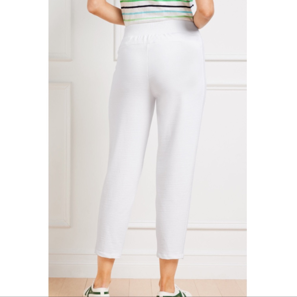 NWT Talbots Relaxed Crop White